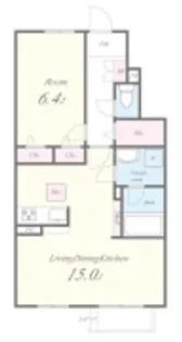 INSIDE SEA【102号室】の間取り