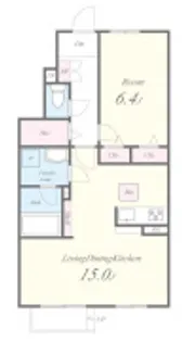 INSIDE SEA【1階】の間取り