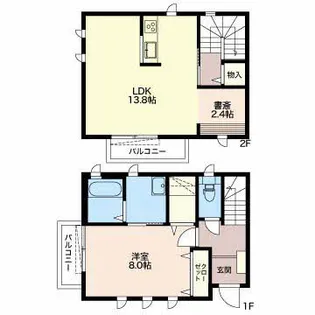 Chelsea【101号室】の間取り