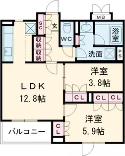 nido SAKURAGAOKA【3階】の間取り