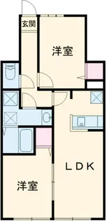 AZ石川台【1階】の間取り