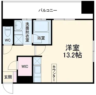 オパールマンション【10階】の間取り