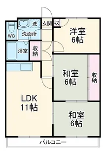 アロードリーム【3階】の間取り