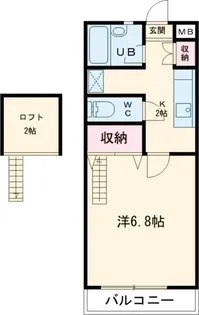 ハイツプルミエ【203号室】の間取り