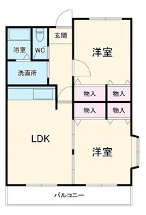 メゾンアイル【3階】の間取り