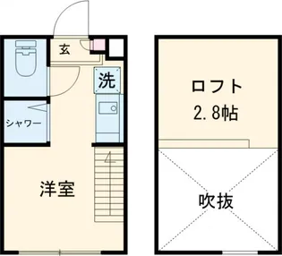 ハーモニーテラス上高井戸Ⅳ【1階】の間取り