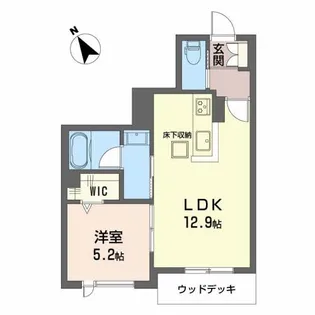 サンオーレ【1階】の間取り