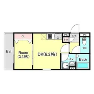 ジーメゾン春日部粕壁カヴェリ【1階】の間取り