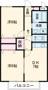 メゾンクレール【1階】の間取り