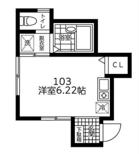 ツカサ荘【1階】の間取り
