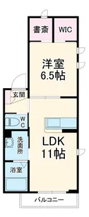 シャルマン湘南Ⅱ【1階】の間取り