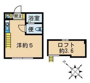 アドバンス共進町【1階】の間取り
