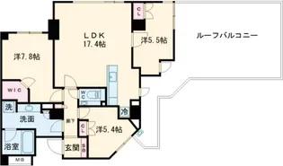 ブランズ瀬田【3階】の間取り