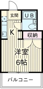 ウエストグレイン【2階】の間取り
