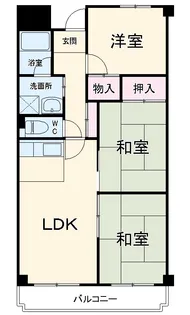 ヴェルテ岸和田【1階】の間取り