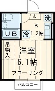 ツェルコバ【0203号室】の間取り