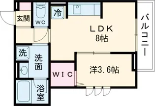 D-PRECIOUS高野台【201号室】の間取り