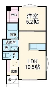 パンサラッサ【102号室】の間取り