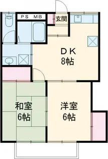 アルスK&TーⅡ【2階】の間取り