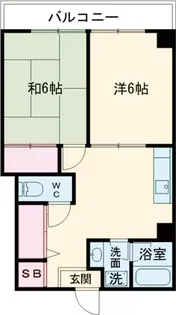 京浜ビル【302号室】の間取り