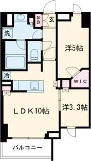 クレストコート北千住レジデンス【8階】の間取り