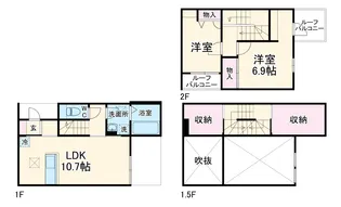 Comichi浦和元町【D号室】の間取り