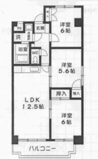 ルビコン南橋本【4階】の間取り