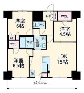 S-RESIDENCE高岳ardent【15階】の間取り