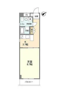 エミネンス新千葉【0605号室】の間取り