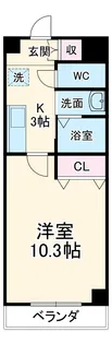 ラフィーネ名駅西【5階】の間取り