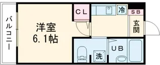 アーベインテラス高砂【2階】の間取り