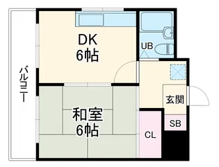 コーポ太陽【303号室】の間取り