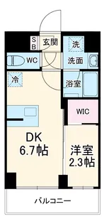 BPRレジデンスMotomachi Bay Side【5階】の間取り