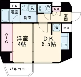 Log初台【6階】の間取り