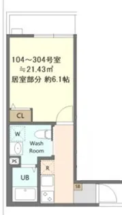 中新田新築A号棟【2階】の間取り