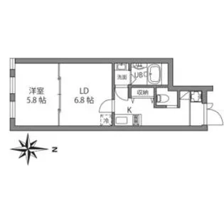 グランバリュー八王子北野【6階】の間取り