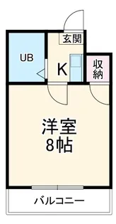 ヒルトップ平和ヶ丘【102号室】の間取り