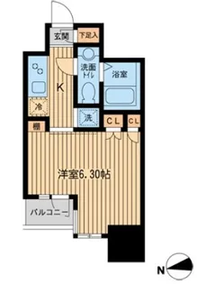 KDXレジデンス東新宿【9階】の間取り