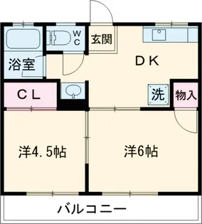 エレガンスマンション【107号室】の間取り