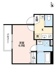 ASSO指扇【3階】の間取り