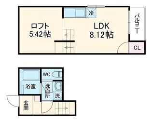RadIAnce名城公園 S棟【201号室】の間取り