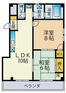 メゾン三羊【1階】の間取り
