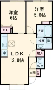 Acapulco(アカプルコ)【1階】の間取り