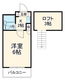 ビューパレスTAKASHO【204号室】の間取り