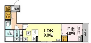 セレスティア東保木間Ⅱ【1階】の間取り