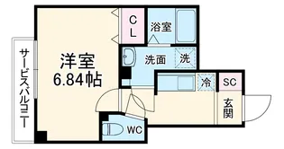 ステラ浦和常盤【1階】の間取り