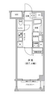 ライジングプレイス八王子みなみ野【6階】の間取り