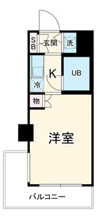 ウィンベルソロ横浜阪東橋1号館【7階】の間取り