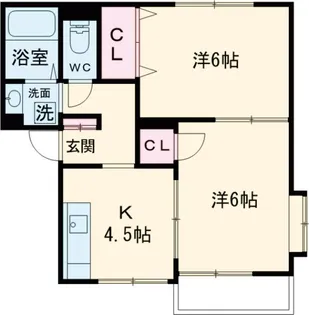 アビタシオン自由が丘【302号室】の間取り
