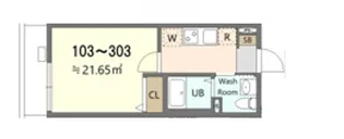 中新田新築B号棟【3階】の間取り